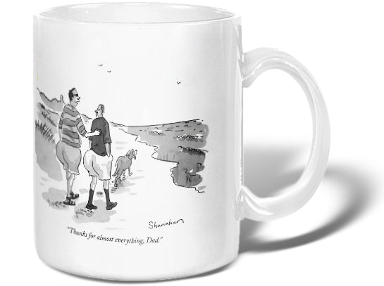 Danny Shanahan Thanks for Almost Everything, Dad Mug – CartoonStock
