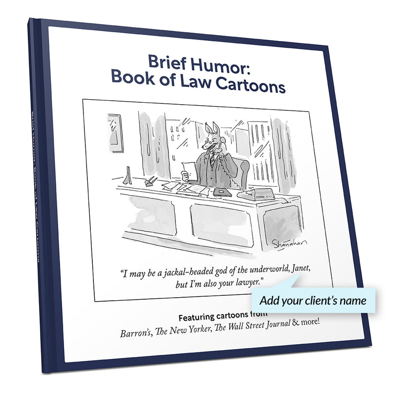 Brief Humor: Personalized Book of Law Cartoons