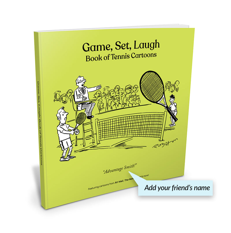 Game, Set, Laugh: Book of Tennis Cartoons (Personalized / Softcover)