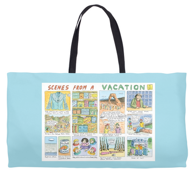 Cartoon Beach Bag / Weekender Tote - Roz Chast