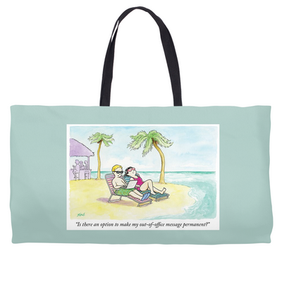 Cartoon Beach Bag / Weekender Tote - Tom Toro