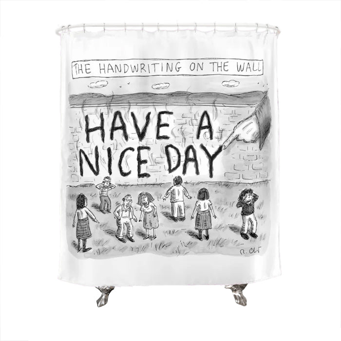 Have a Nice Day Shower Curtain