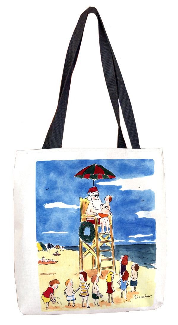 Kringle on the Beach Tote Bag