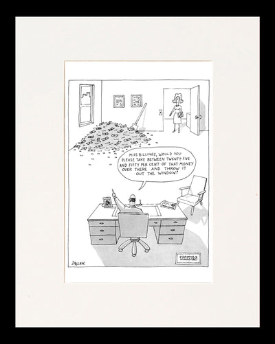 Taxes! Cartoon Print