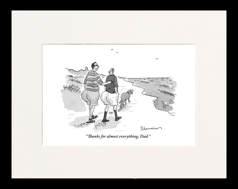 Thanks for Almost Everything, Dad Cartoon Print