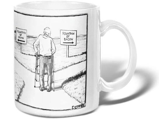 Matt Diffee Fountain of Bacon Mug – CartoonStock
