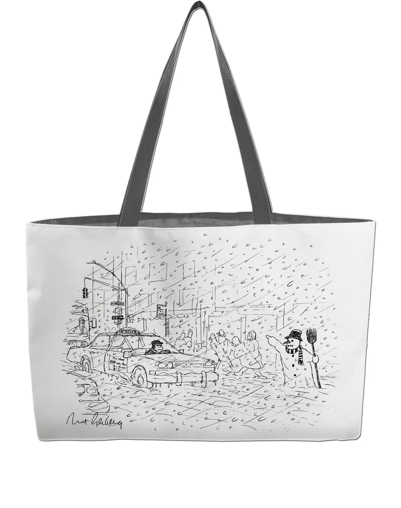Snowman Cab Everything Tote