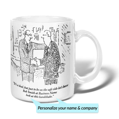 Bob Mankoff It's a Deal Personalized Mug