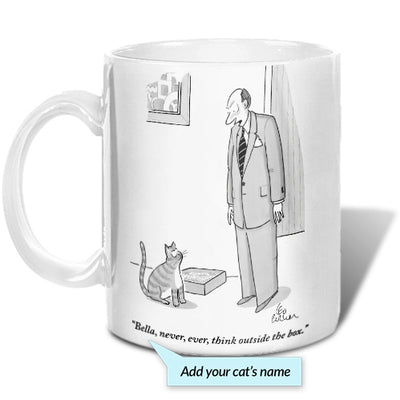Never, Ever, Think Outside the Box Personalized Mug