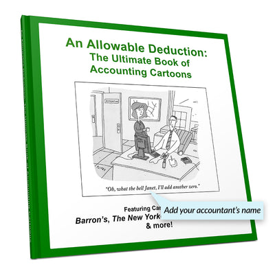 An Allowable Deduction Personalized Book of Accounting Cartoons